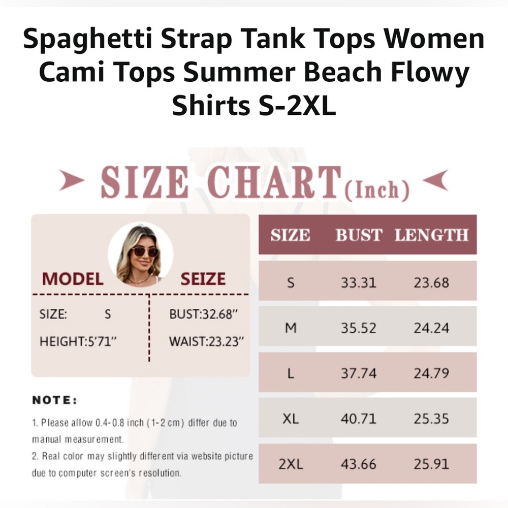 FLOWY SCOOP NECK SPAGHETTI STRAP TANK TOP - Picture 6 of 10
